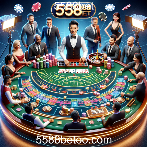Experiência Imersiva no Cassino Ao Vivo do 5588bet